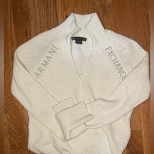 Armani Exchange White Sweater